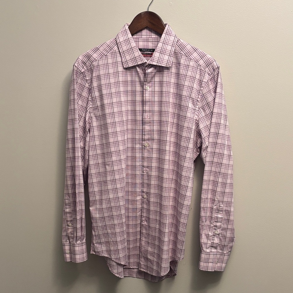 Van Heusen Pink Casual Button Down Shirt